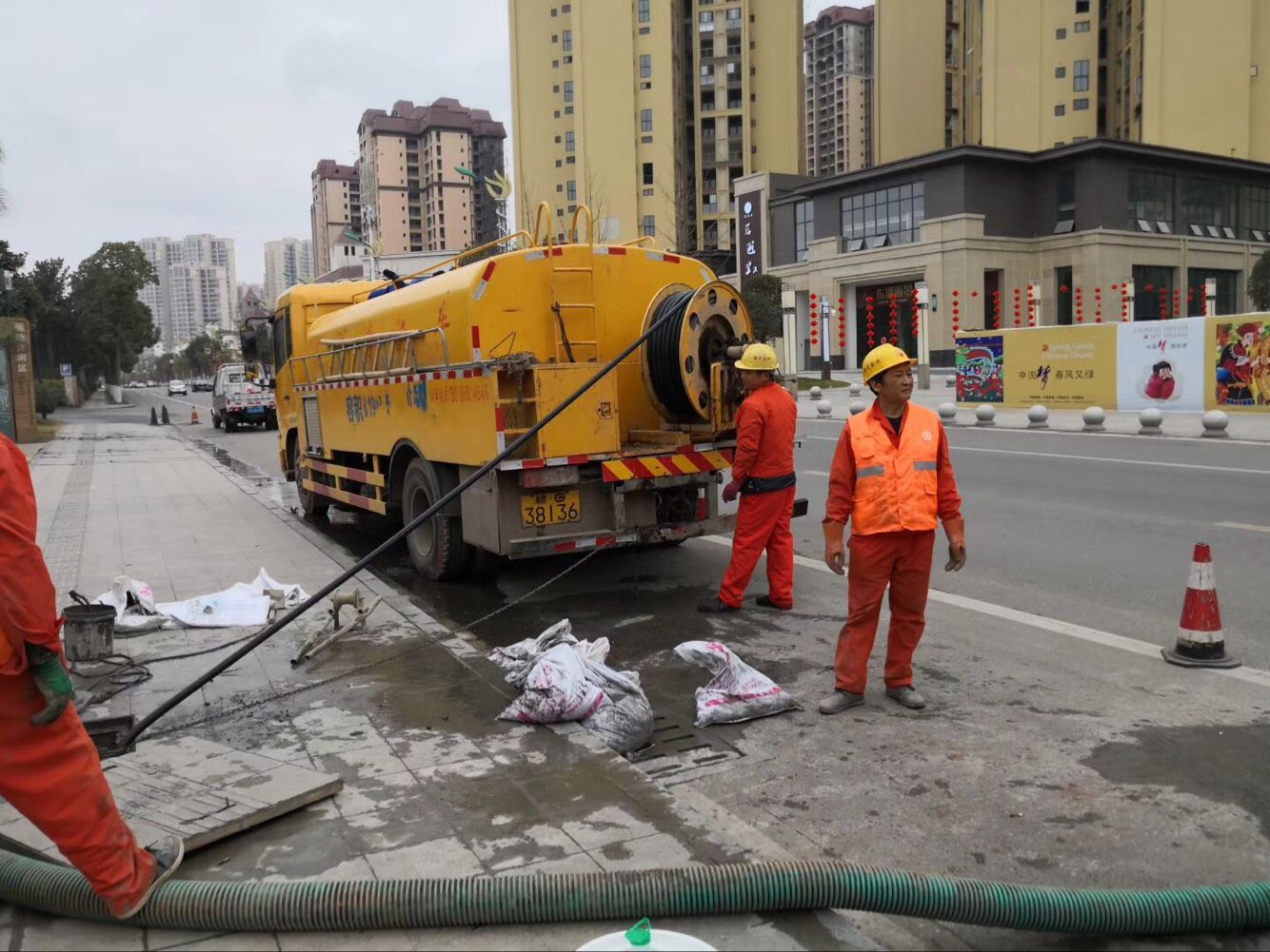 祁东排污管道清淤-管道清洗